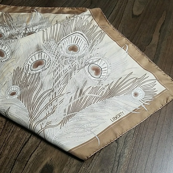 Liberty Accessories - Vintage LIBERTY LONDON 'HERA' Design Silk Scarf